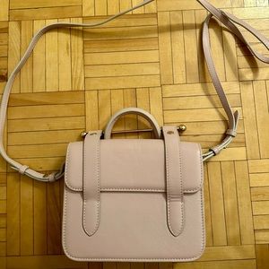 Strathberry MC Nano in Dusty Pink